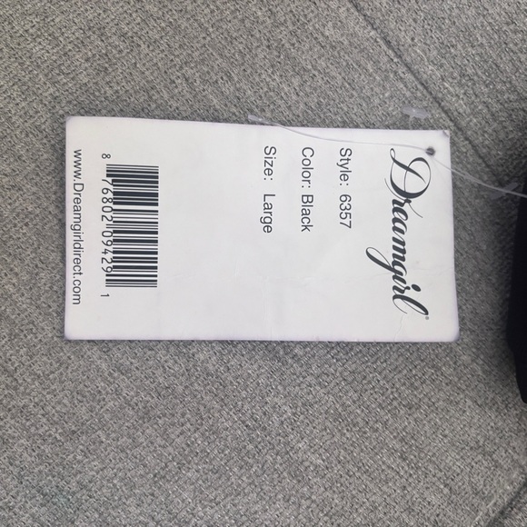 Dreamgirl Black Strapless Bodycon Mini Dress with Cutouts - Picture 7 of 8